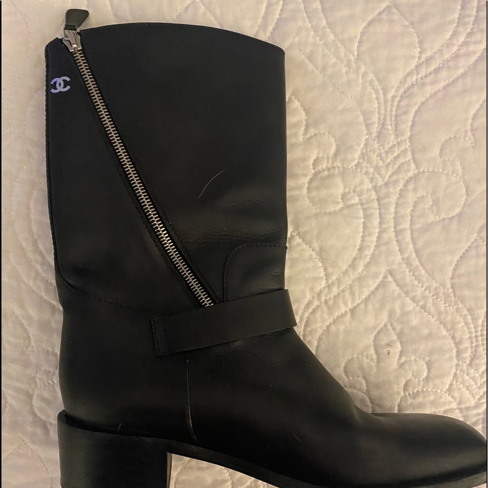 Chanel combat boots - made in Italy